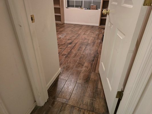Wood-Look Tile Flooring