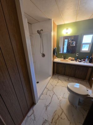 Shower Framing & Flooring