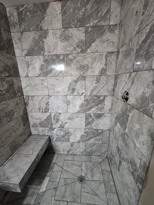 EAA Renovations — marble tile shower work